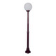 Siena 30cm Sphere Medium Post - Burgundy Finish / E27 Siena 30cm Sphere Medium Post - Burgundy Finish / E27